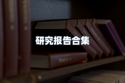 研究报告合集
